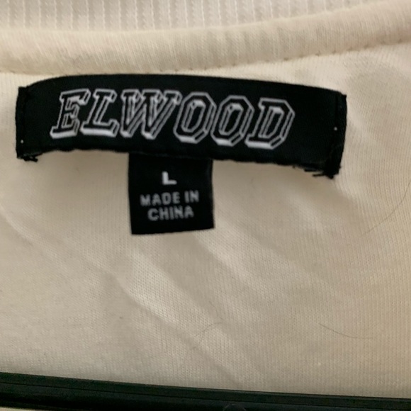 Off White Elwood Fluffy/fuzzy  Jacket - Picture 2 of 2